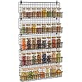 X-cosrack Spice Rack Organizer Wall Mounted 5-Tier Stackable Hanging Spice Jars Storage Racks, Great for Kitchen and Pantry, Up to Storage 48 Jars(Patent No.:D909138S)
