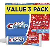 Kids Cavity Protection Toothpaste, Sparkle Fun Flavor, 4.6 oz Triple Pack