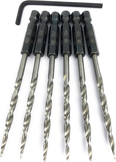 ftg maximum torque pro pack 6 piece same size set 6 9 64 replacement countersink drill bit only and hex wrench tapered bit secured with pin amazon com industrial scientific ftg maximum torque pro pack 6 piece same size set 6 9 64 replacement countersink drill bit only and hex wrench tapered bit secured with pin