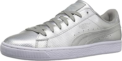 tenis puma plateados