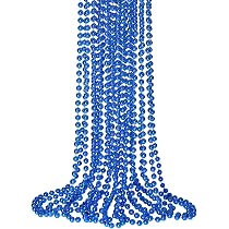 12PCS Bead Necklace, Orange Halloween Beaded