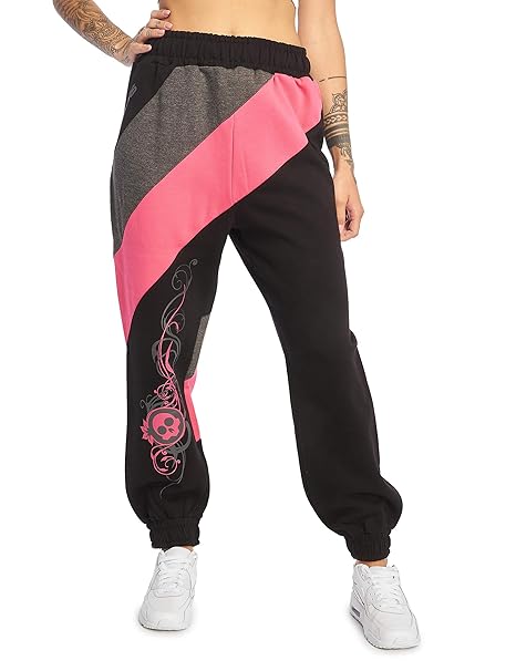 Dangerous DNGRS Damen Jogginghosen Skull schwarz M