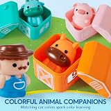Play-Act Montessori Farm Train Toy for Toddlers 1-4 Years view 4