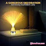 The Glowhouse Fibre Optic Ice Crystal Lamp Multi-Colour LEDs Batteries Included view 8