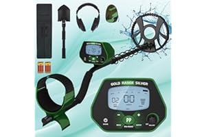 Housiwill Metal Detector, Metal Detector for Adults Professional with LCD Display, IP68 Waterproof Metal Detector, 4 Professional Mode with Higher Accuracy DSP Chip