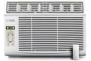 COMMERCIAL COOL Air Conditioner 12,000 BTU with Remote Control and Adjustable Thermostat, Air Conditioner Window Unit up to 550 Sq. Ft. with Electronic Controls & Digital Display, Window AC Unit