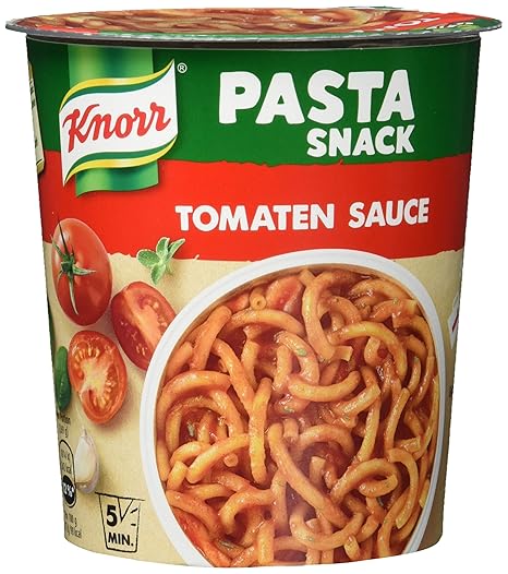 Knorr Snack Bar Pasta Snack Tomaten-Sauce 1 Portion (8 x 69 g)
