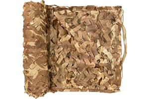 LOOGU Custom Woodland Camo Netting Camping Military Hunting Camouflage Net 6.5 x 10ft, 6.5 x 26ft, 10 x 10ft, 10 x 13ft, 10 x 16.5ft, 13 x 16.5ft, 16.5 x 20ft, 20 x 20ft
