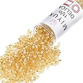 Miyuki Delica Seed Beads – Size 11/0 (1.6 mm), DB0621, Beige-Alabaster Silver-Lined Dyed, 7.2 g, Approx. 1440 Beads, Made in Japan