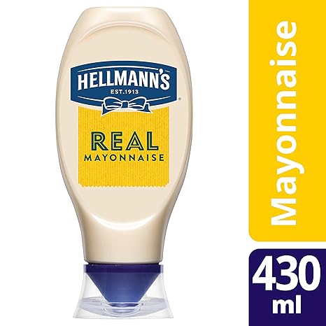 Hellmann S Real Mayonnaise Mit Rapsol Ideal Als Pommes Und Burger Sauce Und Fur Salat Dressings 2er Pack 2 X 430ml Amazon De Lebensmittel Getranke