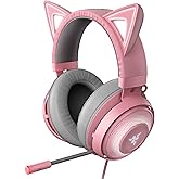 Razer Kraken Kitty RGB USB Gaming Headset: THX 7.1 Spatial Surround Sound - Chroma RGB Lighting - Retractable Active Noise Ca