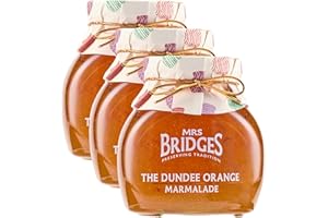 Mrs Bridges Dundee Orange Marmalade, Made in Scotland, 12oz Jar (Pack of 3)