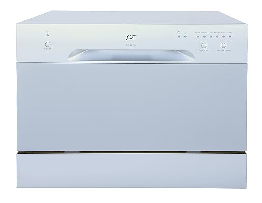 SPT SD-2213S Compact Countertop Energy Star Portable Dishwasher