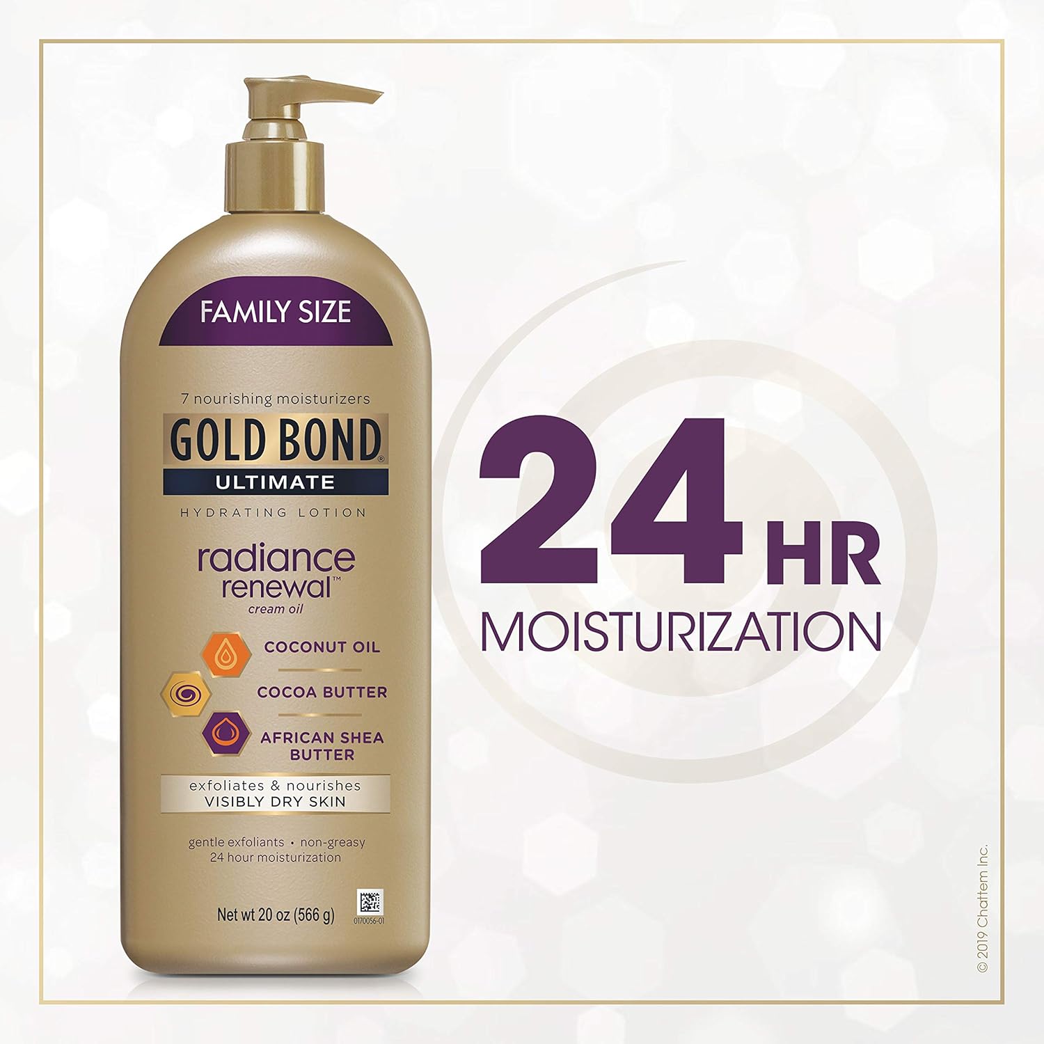 Gold Bond Ultimate Radiance Renewal Hydrating Lotion for Visibly Dry Skin, Family Size 20 oz.: Health & Personal Care