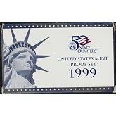 1999 S US Mint Proof Set Original Government Packaging