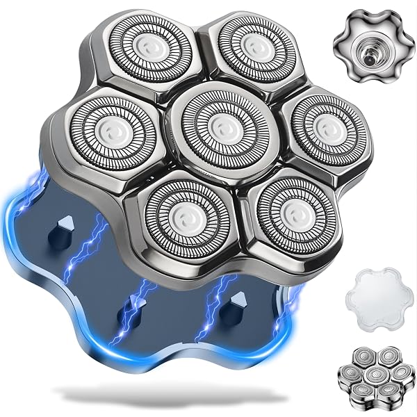 Head Shaver Replacement Heads Compatible With Wyklaus Head...