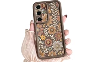 Lovmooful Compatible for Samsung Galaxy S25 FE Case Cute Aesthetic Color Flower Floral Leaf Design for Girls Women Soft TPU S