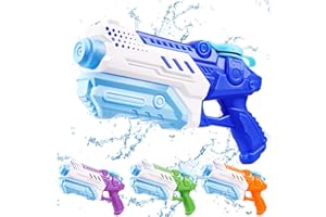DOVIDEN 4 Pack Water Guns for Kids Adults - Super Squirt Watergun Soaker with High Capacity 30FT Long Shooting Range - Summer Swimming Pool Beach Water Toys