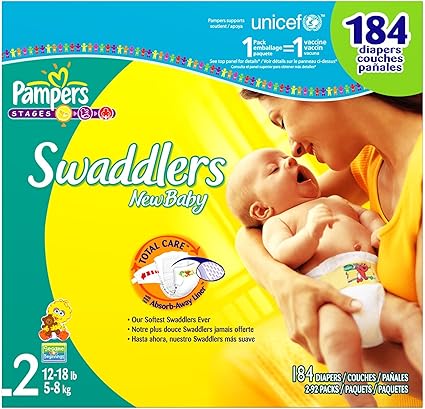 pampers swaddlers size 4 sam's club