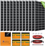 ECO-WORTHY 2400W 48V Solar Panel System Kit 12x195W Bifacial Panels 5000W view 1