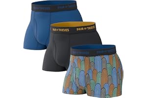 Pair of Thieves Super Fit Men's Boxer Briefs – Soft, Breathable, Quick-Dry Underwear with 4-Way Stretch (2 & 3 Pack)