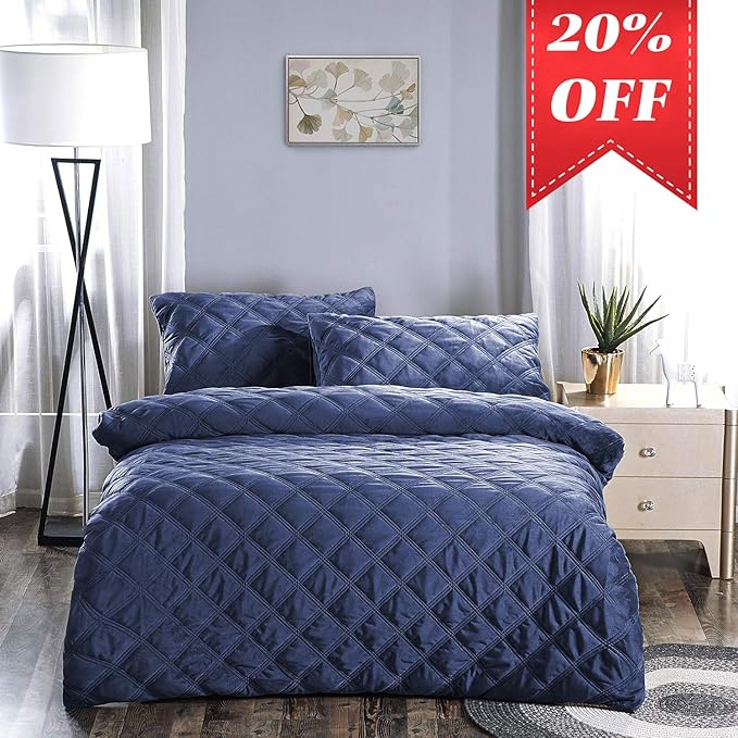 Weighted Blanket Cover 152cm x 203cm, Removable Weighted Blanket Duvet