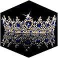 OBATOBA Black Tiaras and Crowns for Women