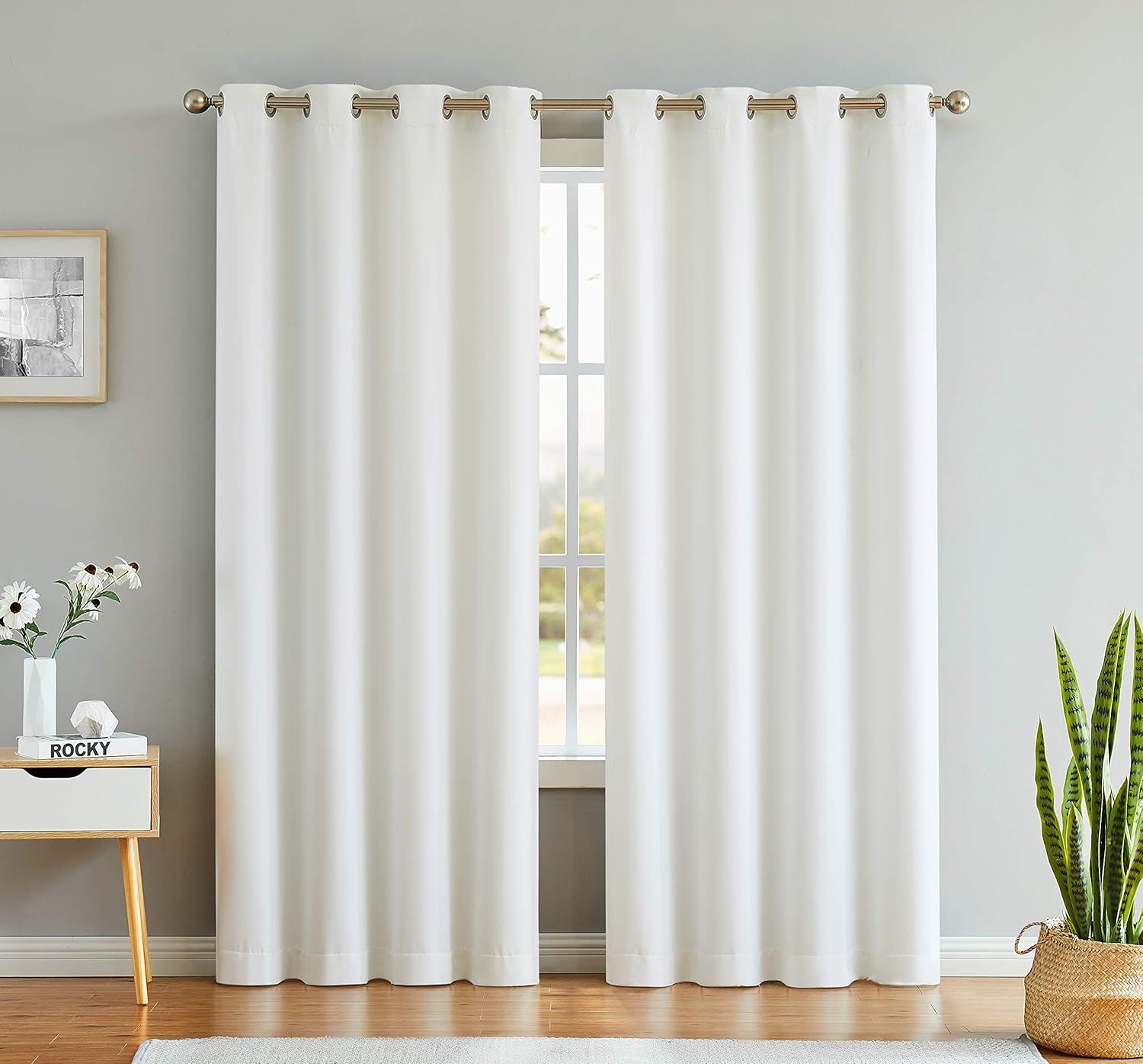 Best extra long living room curtains