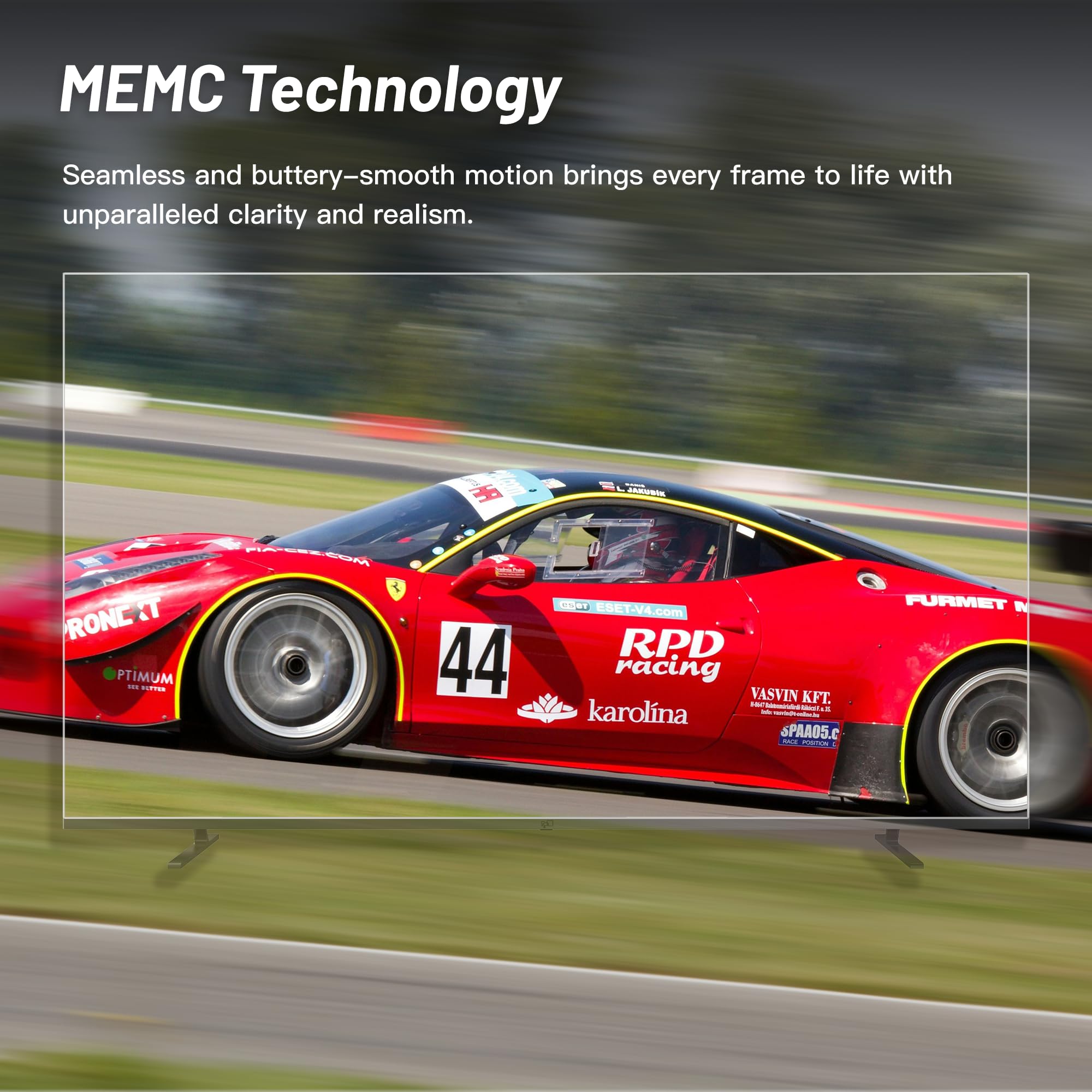 FPD 43 Inch Smart TV, 4K UHD LED Flat Screen Google TV with Google Cast, Bluetooth, HDMI, Streaming Live, HDR 10, Dolby Vision, Ultra Slim Television(Canvas-Series, CG43-C3, 2025)