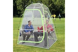 UNICAMPER Weather Pod for 2-3 People | Sports Tent Protection from Cold, Wind, and Rain Outdoor Bubble Tent with 270-540° | Cozy Warm Shelter for Football Game Party Snow.