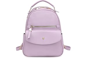 I IHAYNER Mini Backpack for Women Small Backpack Purse for Ladies Leather Backpack Purse Designer Travel Bookbag Satchel Bags Purple
