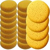 XILAOTOU 20 PCS Tack Sponges, High Elasticity Saddle soap for Leather, Medium Hole high Water Absorption Saddle soap Diameter 2.83, Height 1.18IN, Suitable for Crafts, Ceramics, Household Use &amp; More