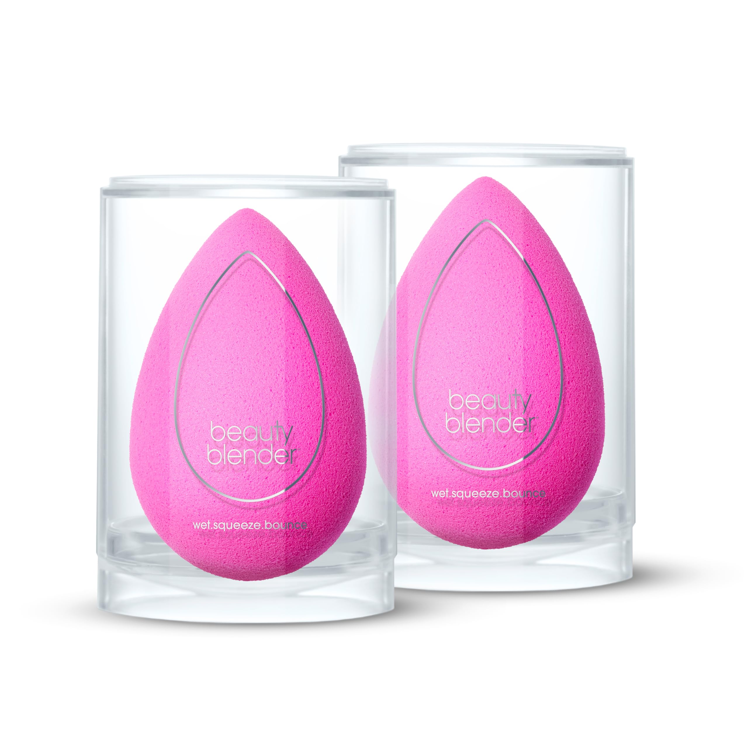 Photo 1 of Beautyblender® | Original Pink Beauty Blender 2-Piece Bundle for Blending Foundations, Powders, and Creams, Super-Soft Foam for Streak-Free Application, Made in the USA, Reusable, Washable