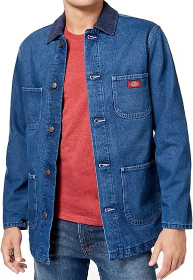 dickies chore blue denim jacket