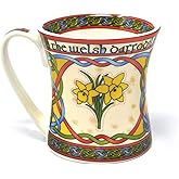 Royal Tara Welsh Daffodil Mug Cup National Flower of Wales - New Bone China St. Davids Day Gift Capacity 325ml/11fl oz