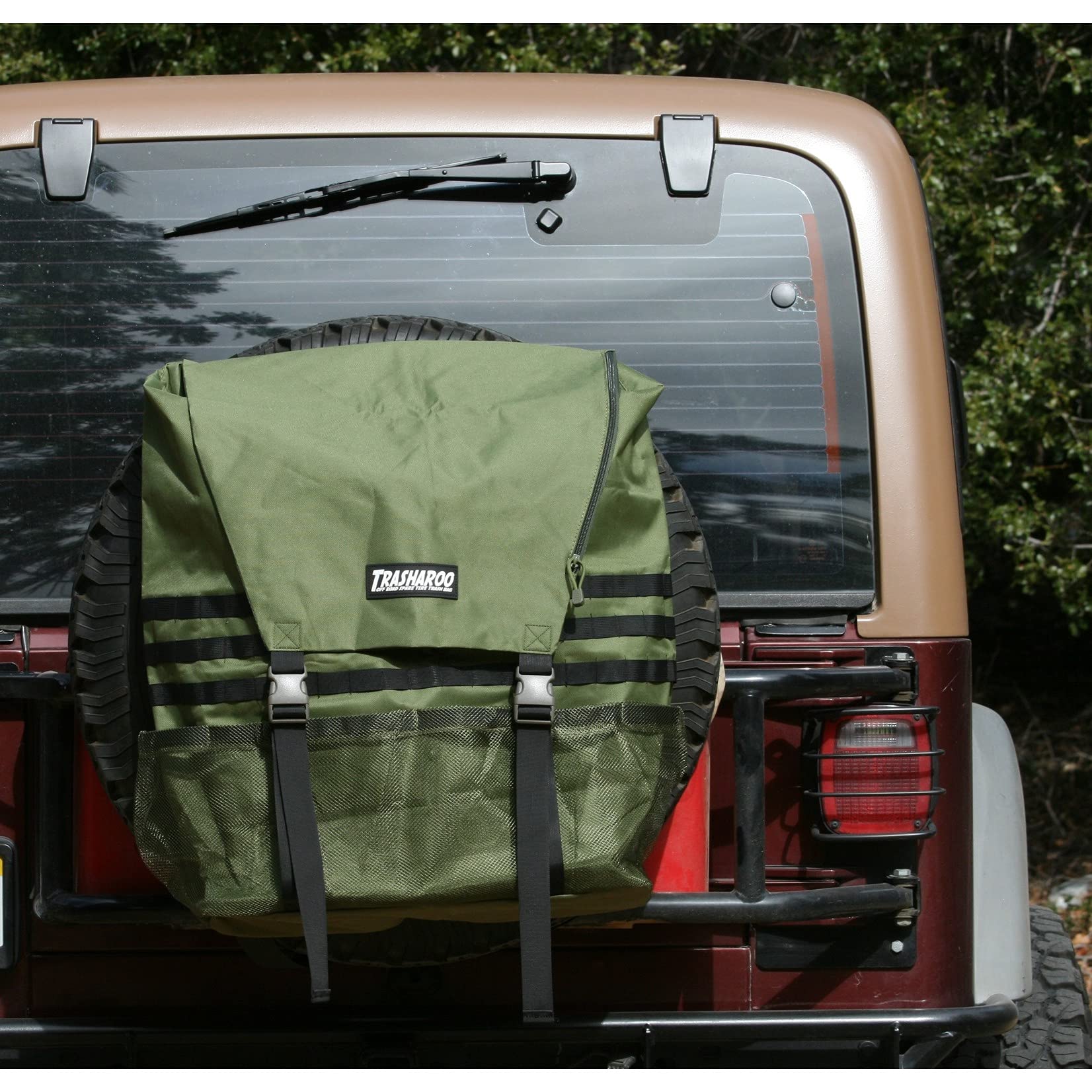 TRASHAROOバッグ 背面バッグ トラッシャルーバッグTrasharoo Bag タン