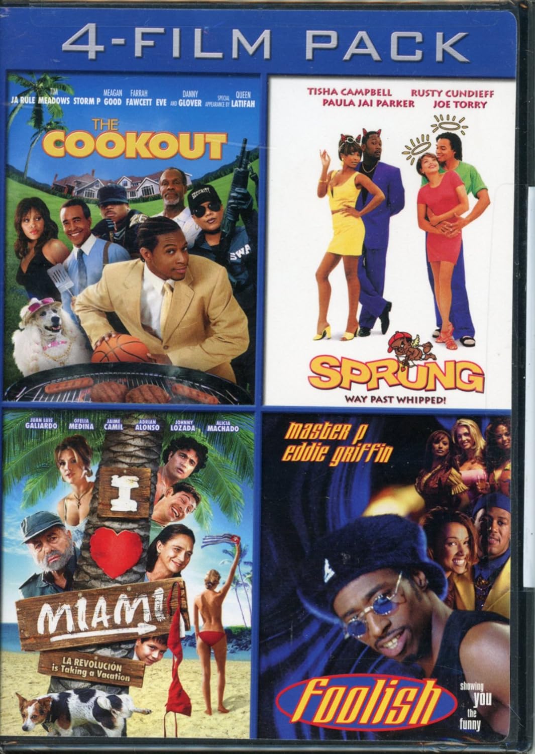 4-film Pack The Cookout - Sprung - I Love Miami -: Amazon.ca: DVD