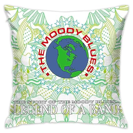 Amazon Com Leaflover The Moody Blues Cotton Cushion Cover Square
