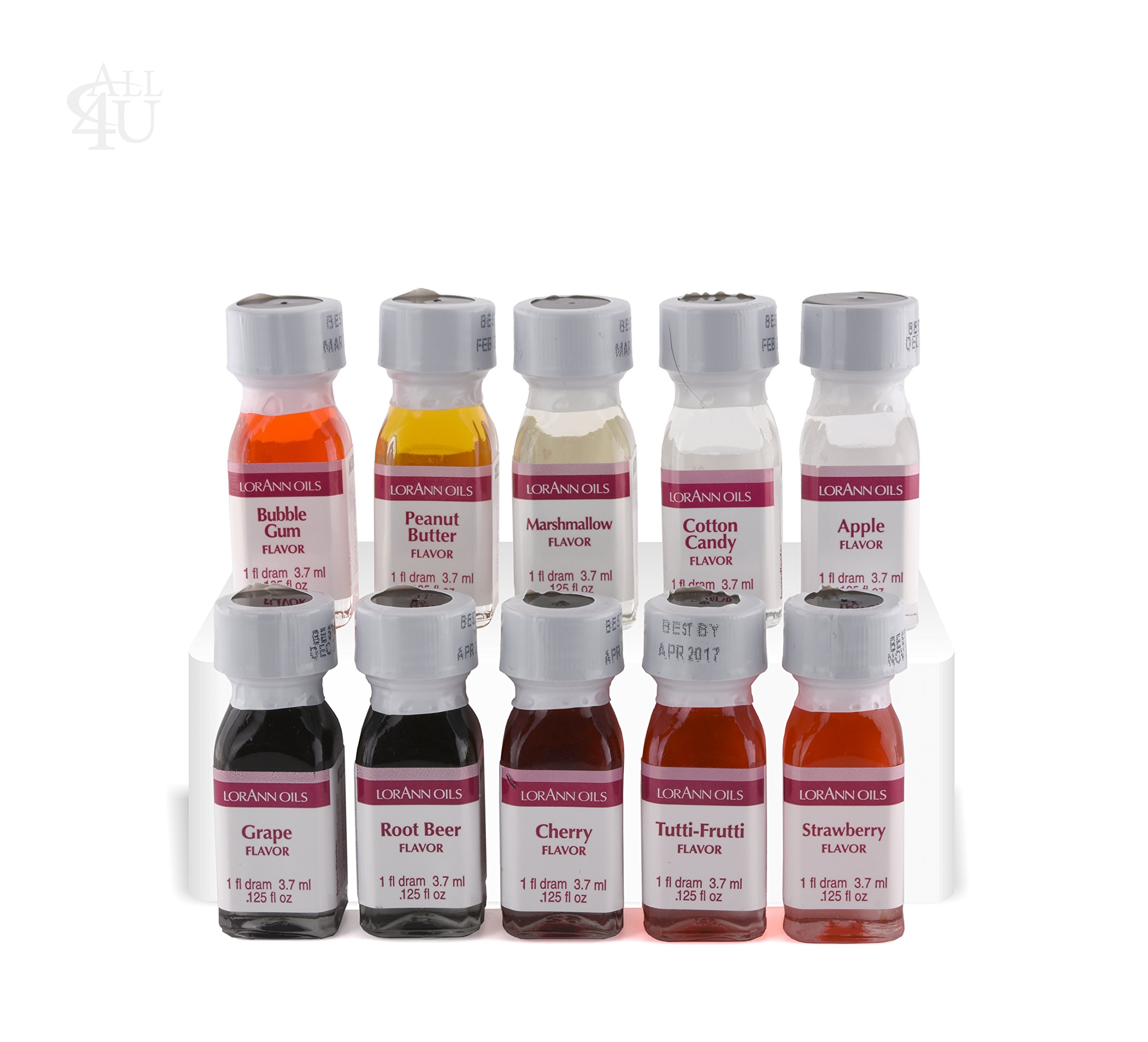 LorAnn Hard Candy Flavoring Oils 5 Pack YOU PICK THE FLAVORS [1 ounce] by LorAnn