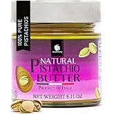 Gourmanity Pistachio Butter, 100% Roasted Pistachios, No Added Sugar | Pure Italian pistachio paste, smooth and spreadable, V