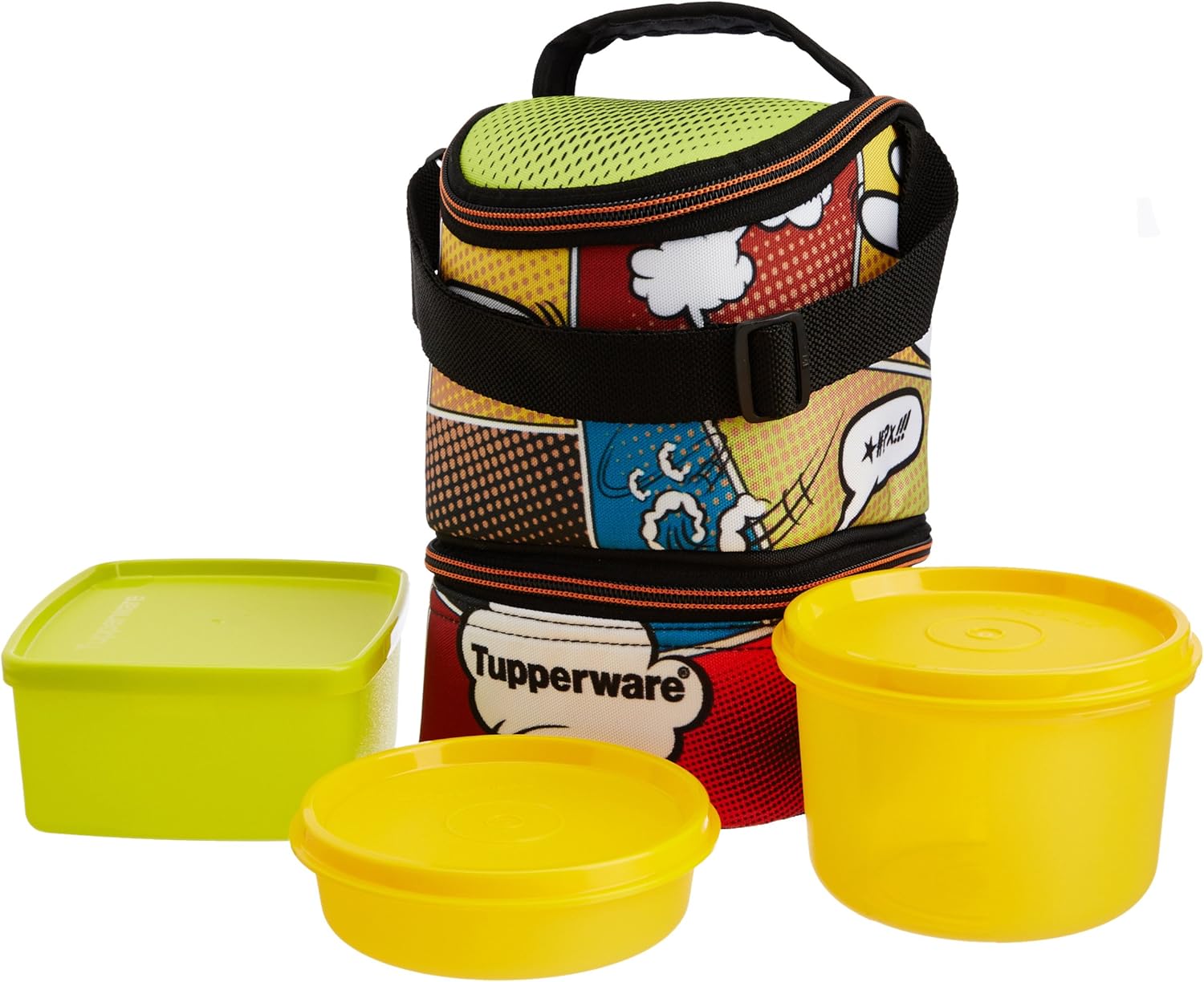 tupperware tiffin box with bag