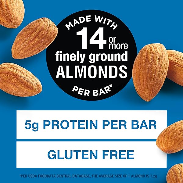 KIND SOFT BAKED SQUARES, CHOCOLATE ALMOND FLOUR BROWNIE, GLUTEN FREE, HEALTHY SNACK BARS, 5G PROTEIN, 6 COUNT