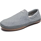 OLUKAI Kalawa Men’s Slip-On Shoes, Soft & Comfortable Wool Blend Slippers, Warm & Breathable Fleece Lining, All-Day Comfort & Wear