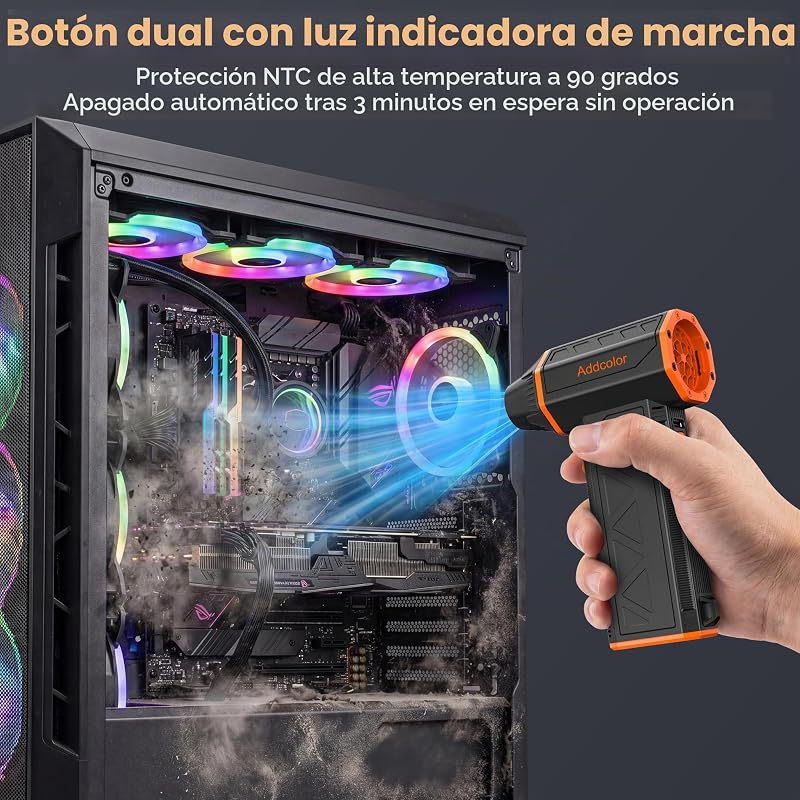 Soprador de ar potente, PC de limpeza de ar comprimido a 100000 RPM