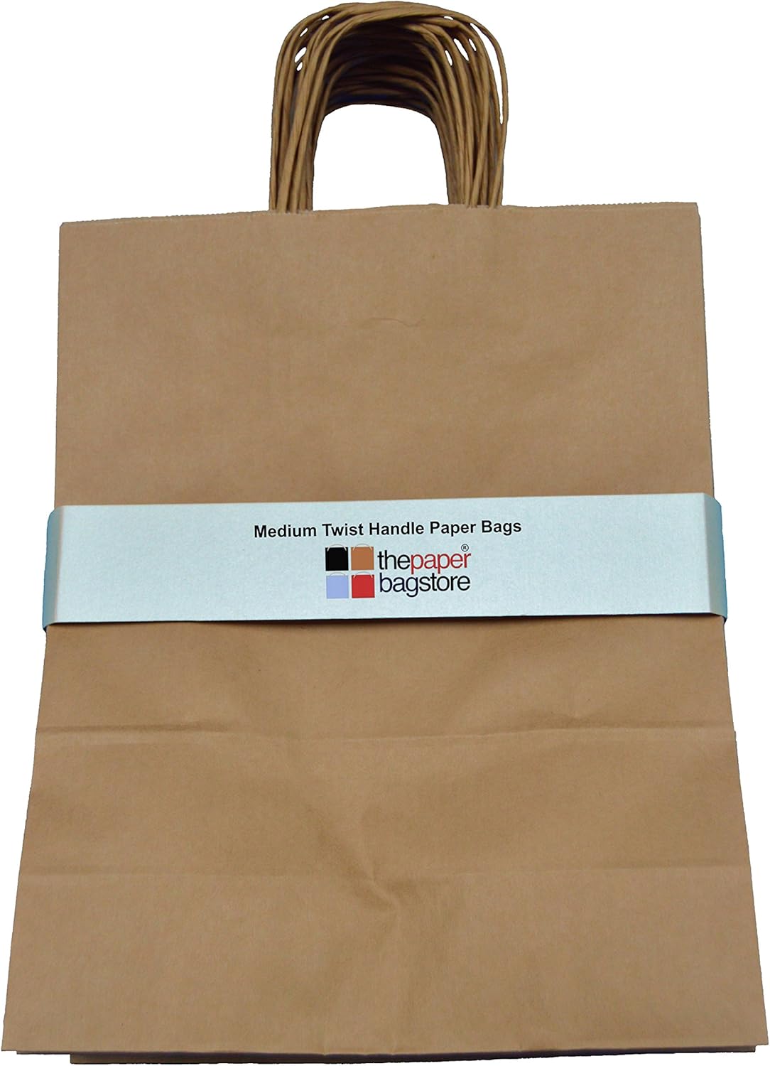 Thepaperbagstore 30 Brown Medium Paper Bags with Twisted Handles, 25x11x31cm, Kraft Paper for Gifts DIY, Party, Shopping - Image 5