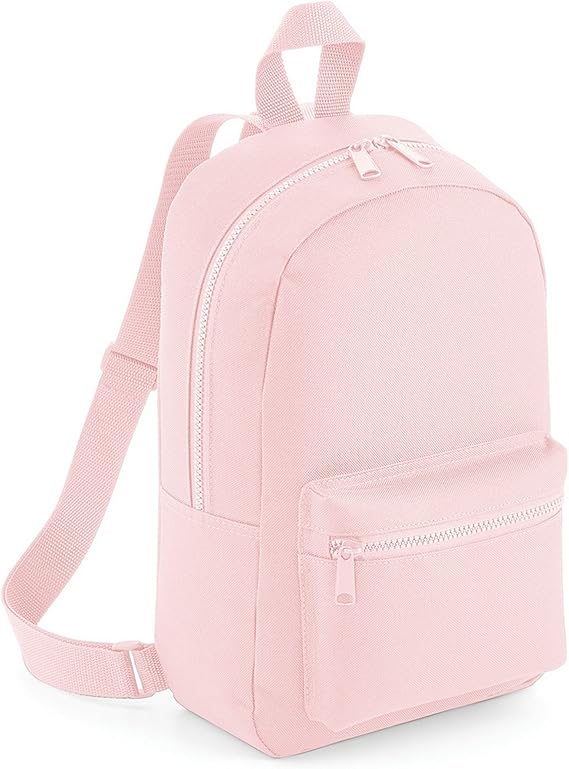 Bagbase Mini Essential Backpack/Rucksack Bag (One Size) (Powder Pink) Amazon.ca Luggage & Bags
