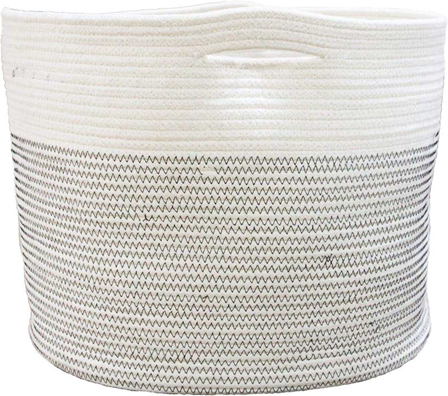 AZUKA® Rope Basket,Cotton Rope Decorative Baskets for Laundry, Toy Storage, Closet,Storage Baskets.