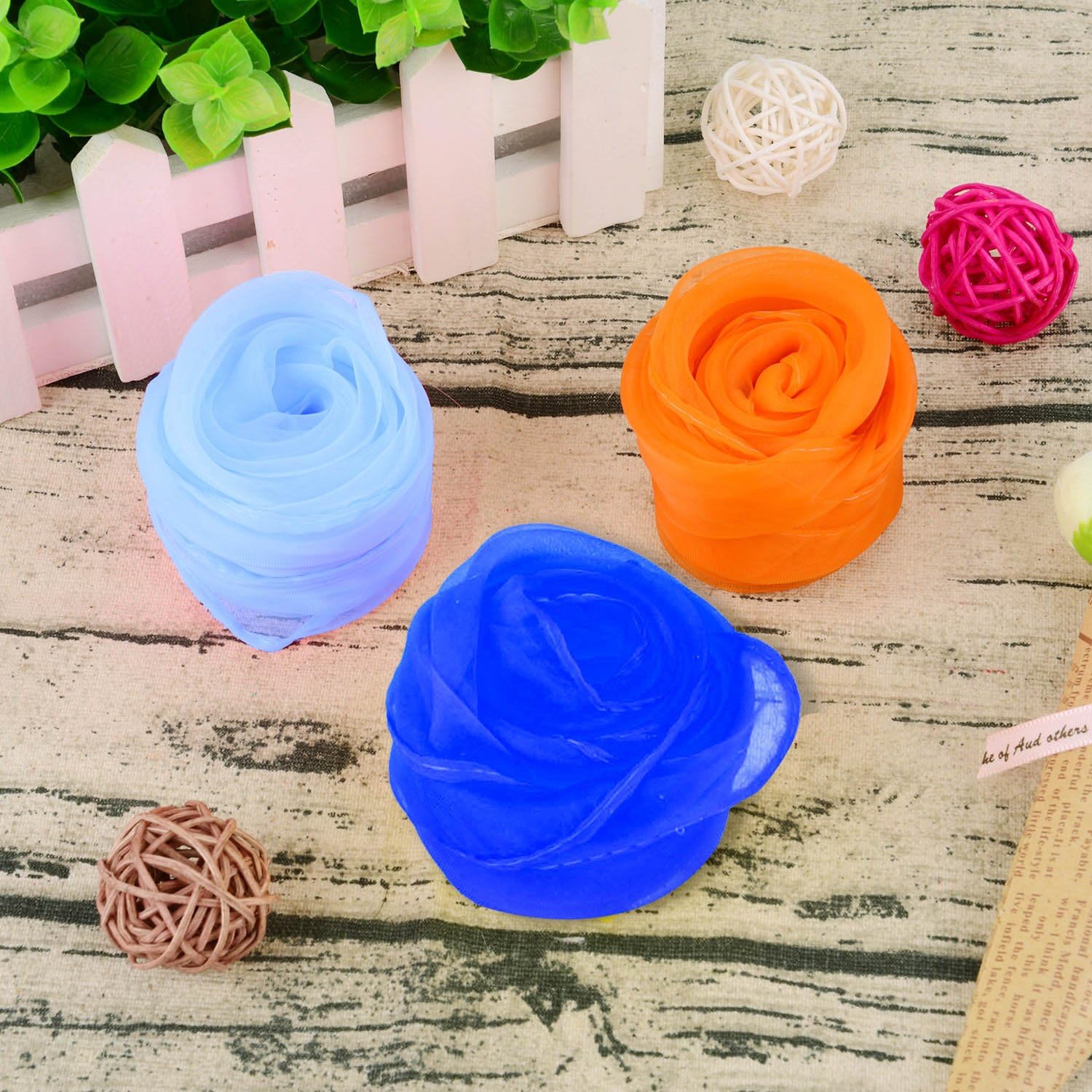 Shappy 28 Pieces Dance Scarves Square Juggling Scarf Magic Scarves, 24 by 24 Inches (14 Colors): Toys & Games