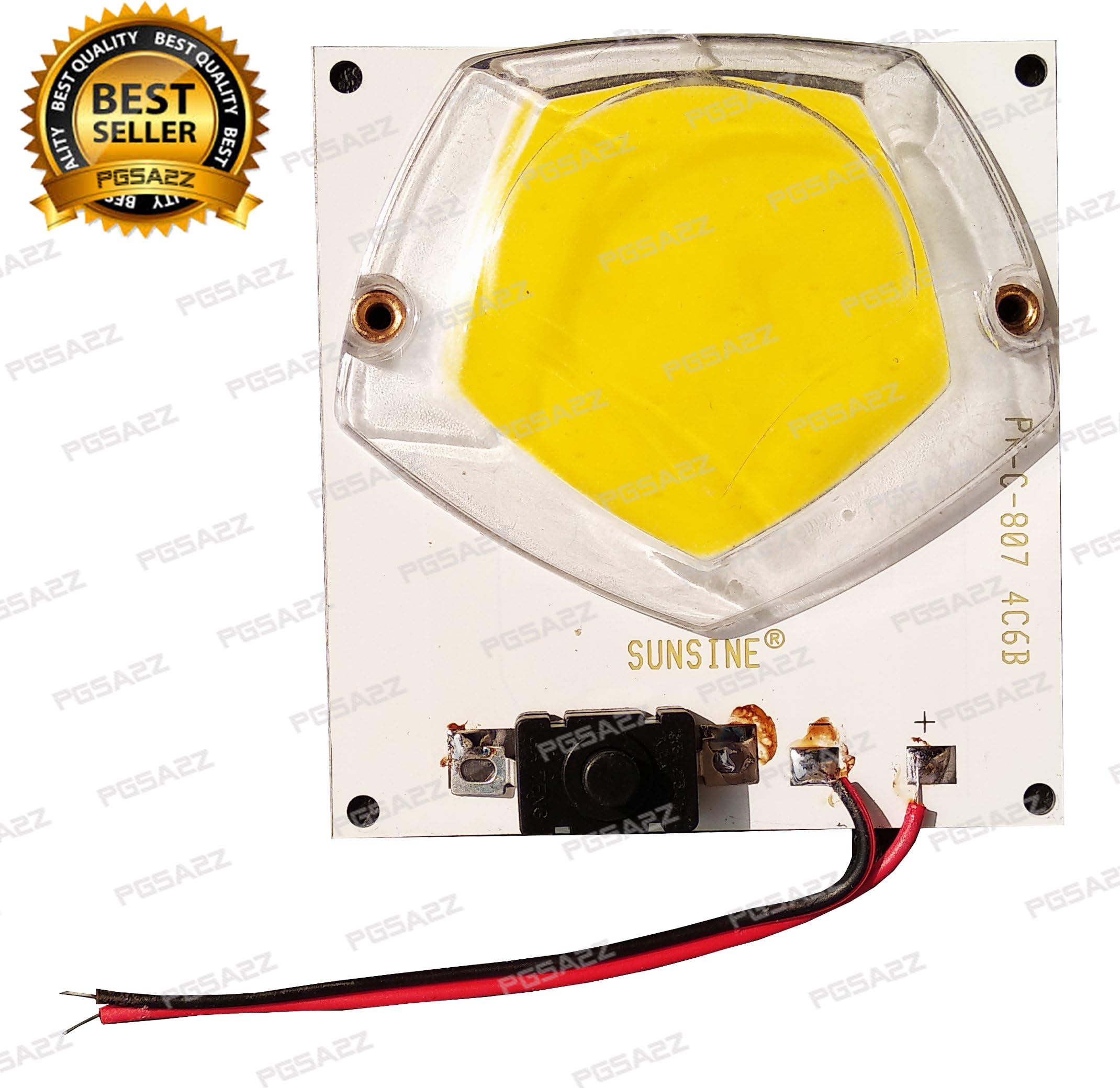PGSA2Z™ 12V DC 28 COB, 14 Watt CHIP LED SMD DRL Light Glass Protection & ON/Off Switch