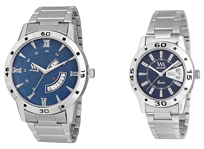 Combo Set of Analogue Multicolour Dial Wrist Couples Unisex Watch